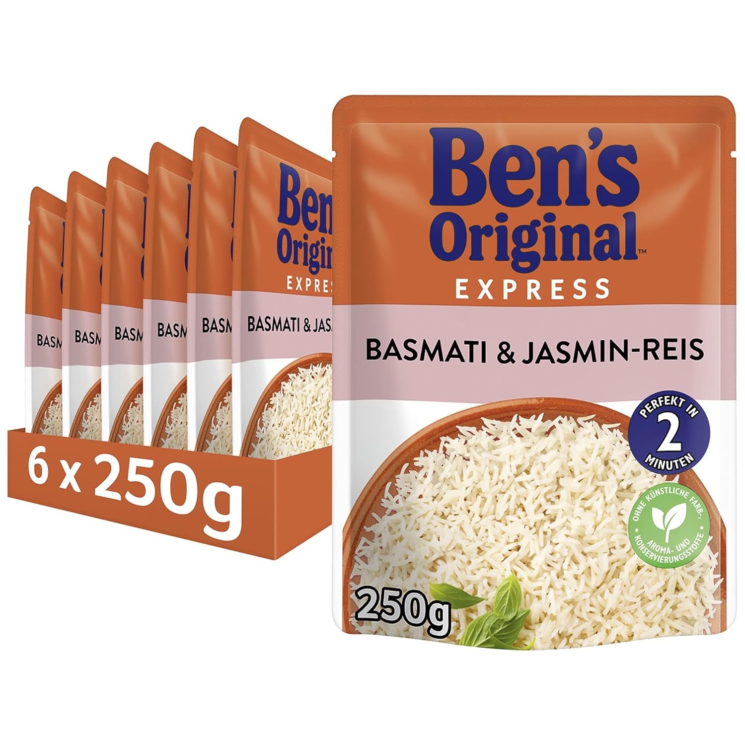 BEN'S ORIGINAL™ Ekspresowy ryż basmati 6 x 220 g