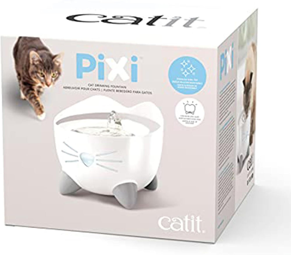 Catit Pixi Trinkbrunnen für Katzen, Weiß, 1 Stück (1 zestaw)