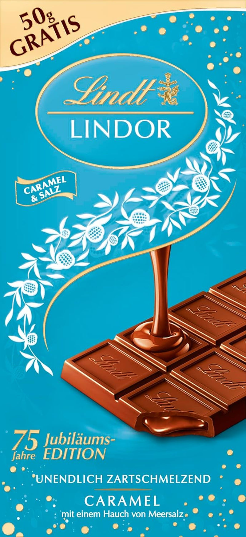 Czekolada Lindta | LINDOR saszetki do sernika | 137g | 10 Kulek z mlecznej czekolady z rozpływającym się w ustach sernikiem | Czekoladowy prezent