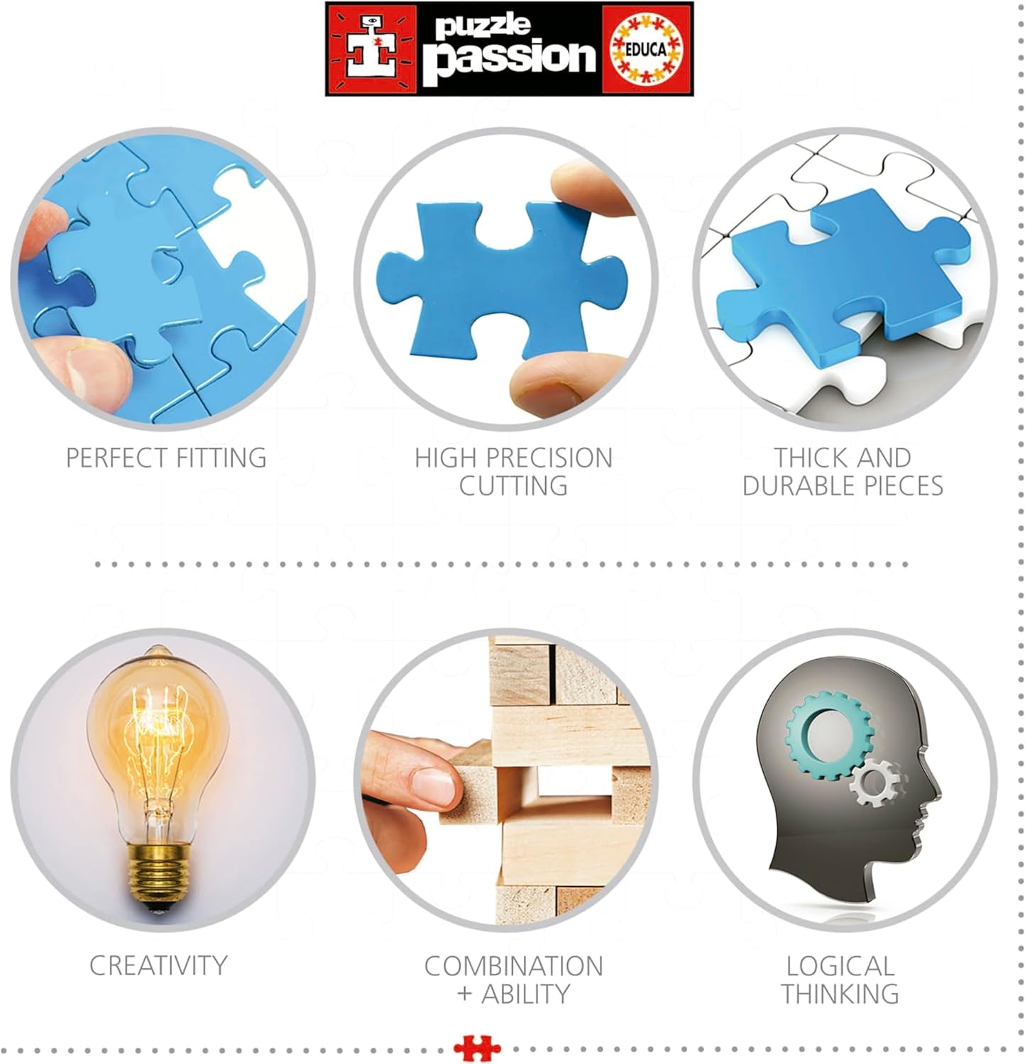 Educa - Puzzle de 500 piese pentru adulti | Badda Bloom. Dimensiuni: 48 X 34 cm. Include lipiciul de puzzle Fixpuzzle. Pentru 11 ani (19909) Puzzle Naty Shop