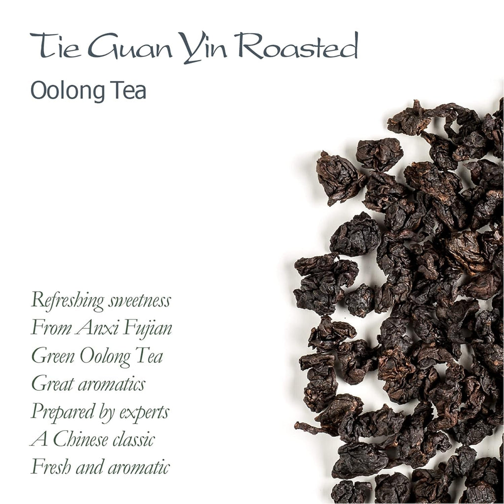 Ceai Tie Guan Yin Oolong - Ceai albastru prăjit Ti Kuan Yin China - Ceai chinezesc Wu Long Tieguanyin - Ceai albastru Ceai Olongh Ceai Olongo