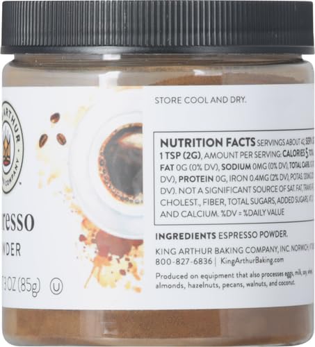 King Arthur Espresso Powder - Intensywny aromat kawy w ciastach