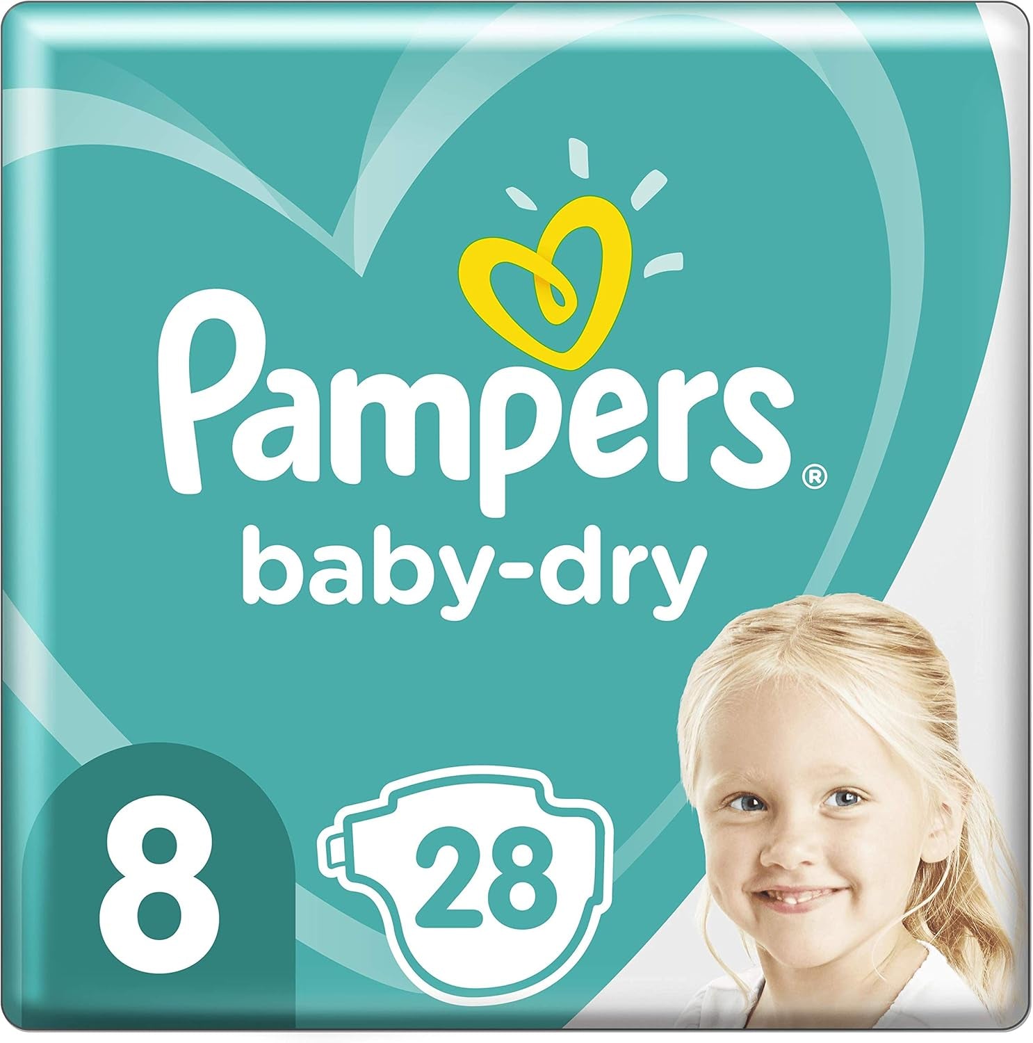 Pieluszki Pampers 81657566 Spodnie Baby-Dry, białe