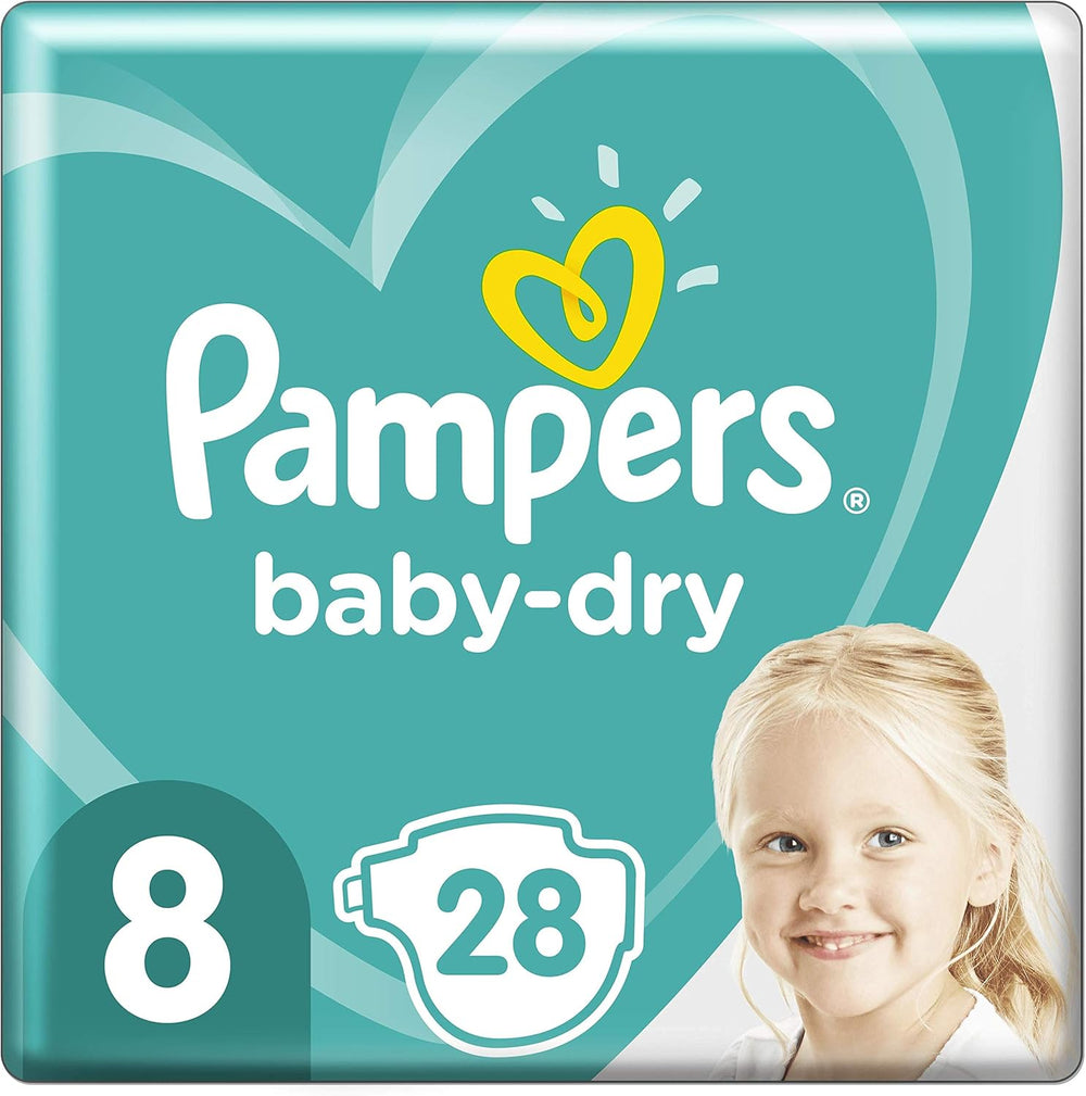Pieluszki Pampers 81657566 Spodnie Baby-Dry, białe