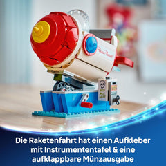 LEGO Disney and Pixar Toy Story Alien mit Pizza Planet Raketenfahrt - Raumschiff Spielzeug mit Alien Figur als DIY Deko - Geschenk für Jungen und Mädchen ab 9 Jahren sowie Toy Story Fans - 43307
