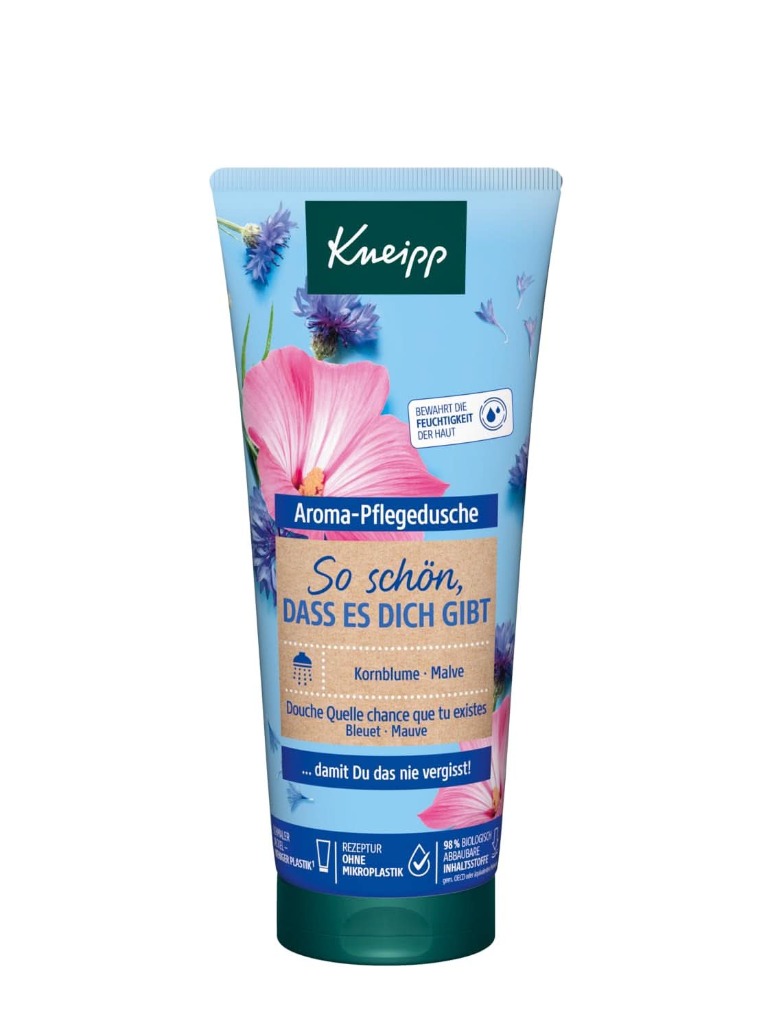 Kneipp Aroma, aromatyczny żel pod prysznic z naturalnymi ekstraktami z jagód, malwy i naturalnym olejkiem odżywczym, 200 ml Pod prysznic i do kąpieli Naty Shop