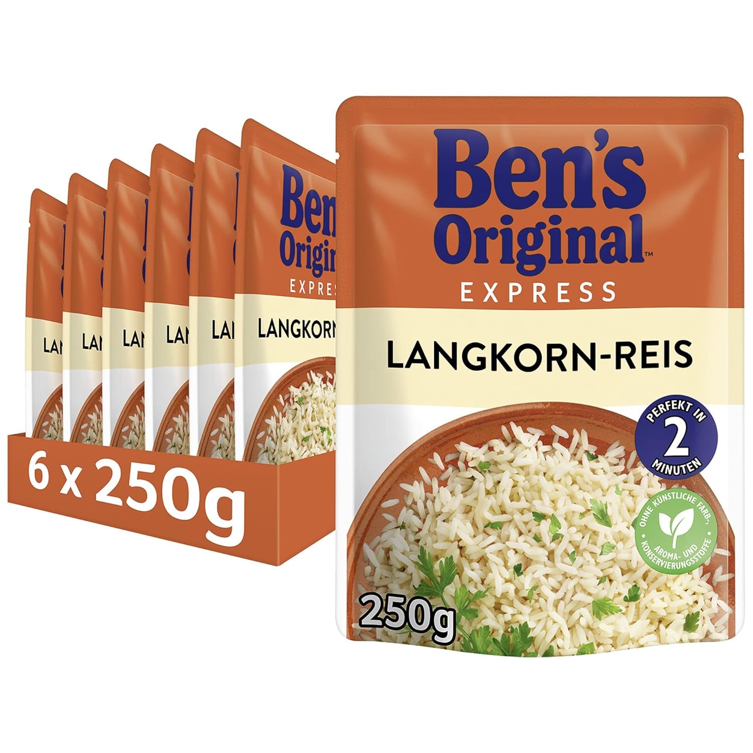 BEN'S ORIGINAL™ Ekspresowy ryż basmati 6 x 220 g