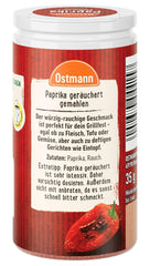 Ostmann Gewürze - Paprika geräuchert | Rauchiges Aroma für Bratkartoffeln, Gulasch oder Rührei | 35 g w Der Streudose