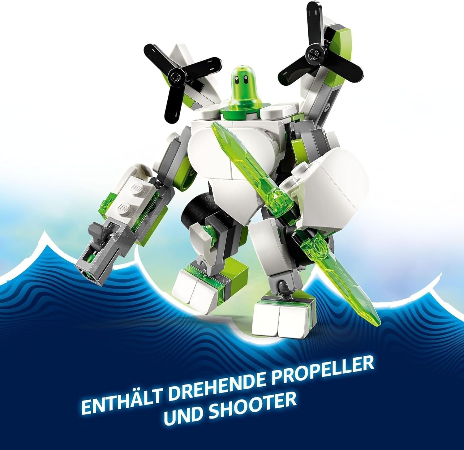 LEGO Dreamzzz Przygoda Z-Bloba z robotem i pojazdem, zabawkowy mech 20 w 1, dla dziewcząt i chłopców, dzieci w wieku od 7 lat, zestaw fantasy z minifigurką Mateo, 20 wersji Z-Bloba 71487 Zestawy do budowania Szukaj w sklepie LEGO