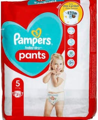 Pieluchy Pampers Baby-Dry Pants rozm. 5, 21 szt.