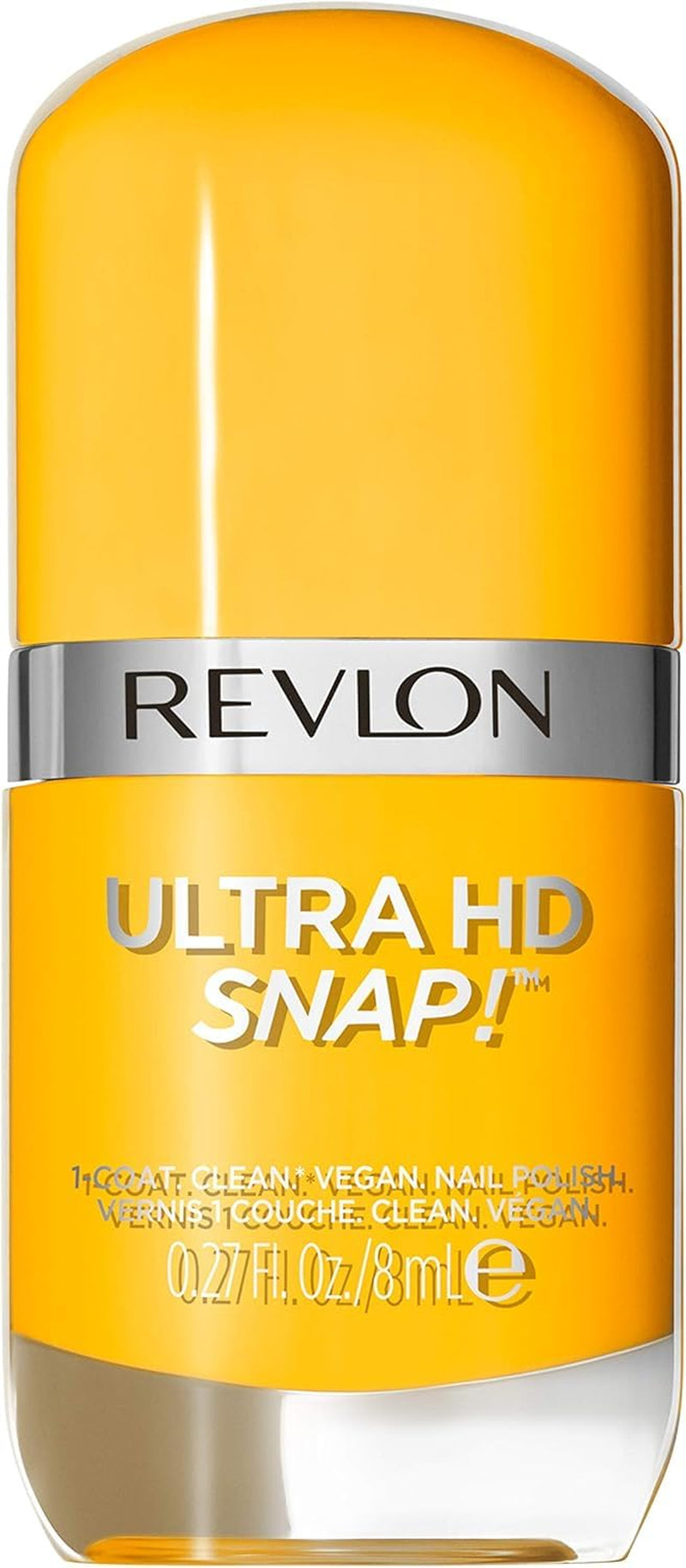 Revlon Ultra HD Snap lakier do paznokci długotrwała formuła wegańska szybkoschnąca jednowarstwowa pełne krycie kolor (8ml) Hot Stuff (007) unisex