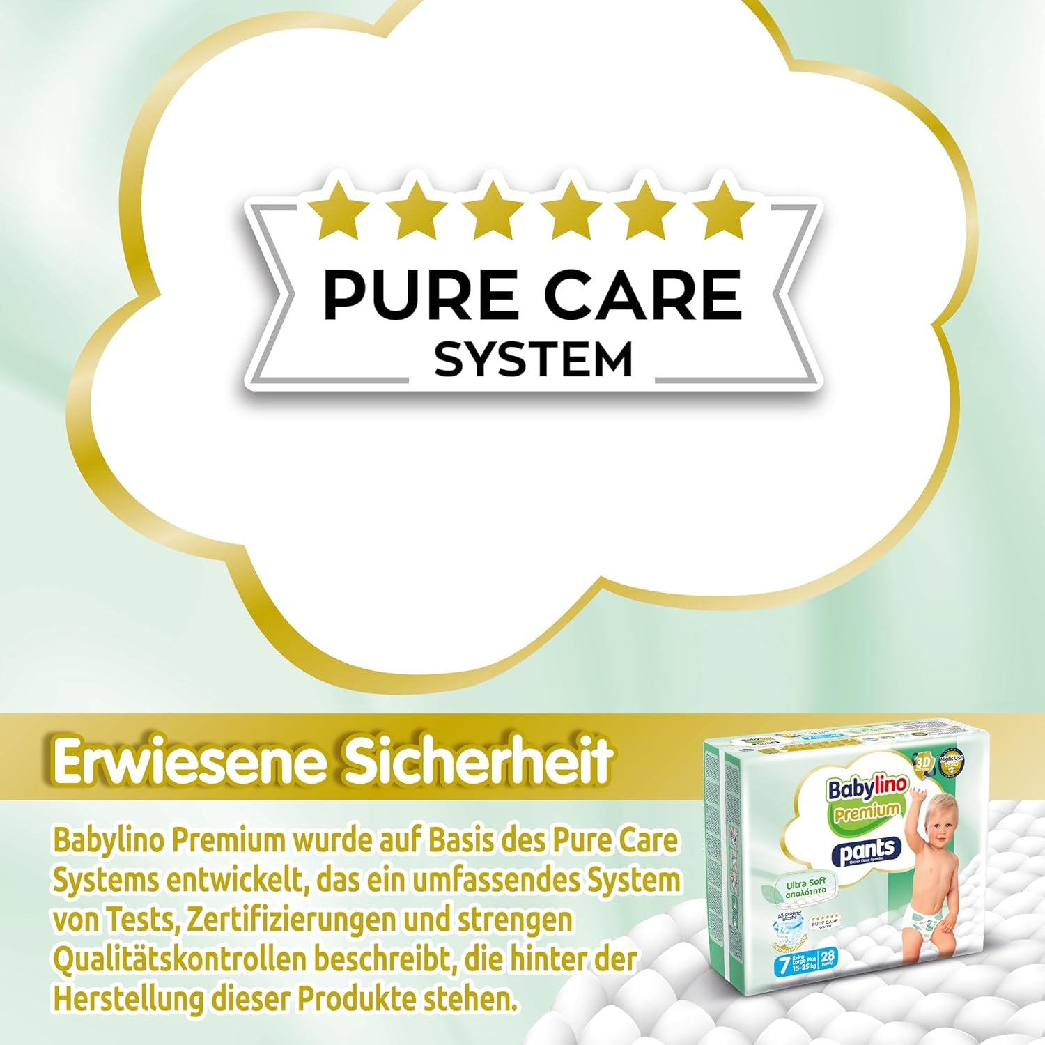 Spodnie Premium, rozmiar 7, filtr Ultra Soft, XL Plus (15-25 kg), 28 sztuk