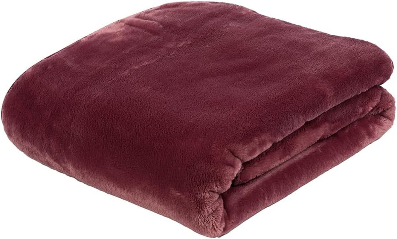 Gözze - Wygodny koc Premium Cashmere-Feeling, 500 G/M², 180 X 220 Cm - musztardowe Łóżka i koce Besuche den GÃ¶zze-Store Berries 220 X 240 Cm