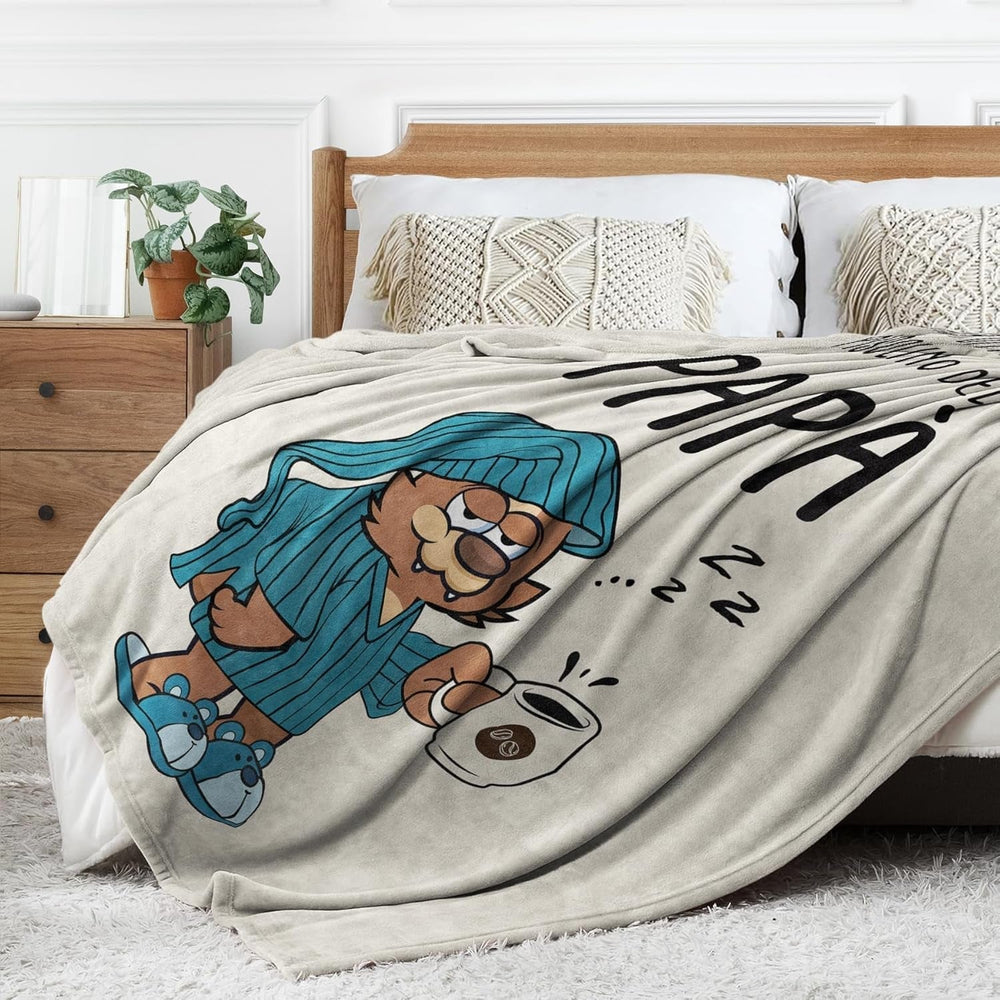 Musaecoin prezent dla taty, prezent urodzinowy dla taty, pomysły na prezent dla taty, prezenty dla taty, koc flanelowy 50-60 cali, prezent na Boże Narodzenie dla taty, prezent na dzień ojca Łóżka i koce musaecoin