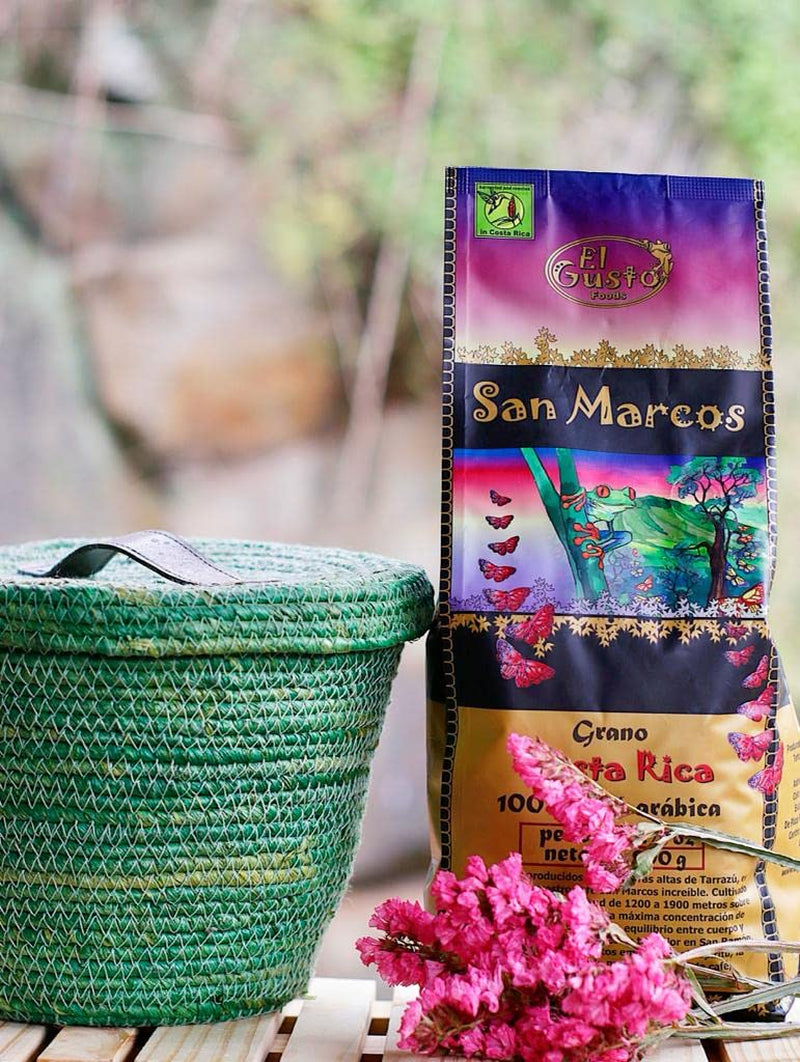 El Gusto San Marcos Spezialitätenkaffee | Ganzen Bohnen Mittlere Röstung | Gourmetkaffee mit Schokoladenaroma mit leichter Zitrussäure | 100% Arabica Kaffee aus Costa Rica | Specialty Coffee | 250 g