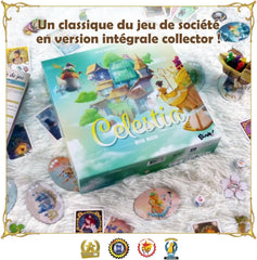 Blam! Celestia Big Box • Joc de bază integral pentru colecționari + 2 expansiuni Joc de societate pentru familie - pentru 2 până la 6 jucători - vârste 8+ - 30 de minute