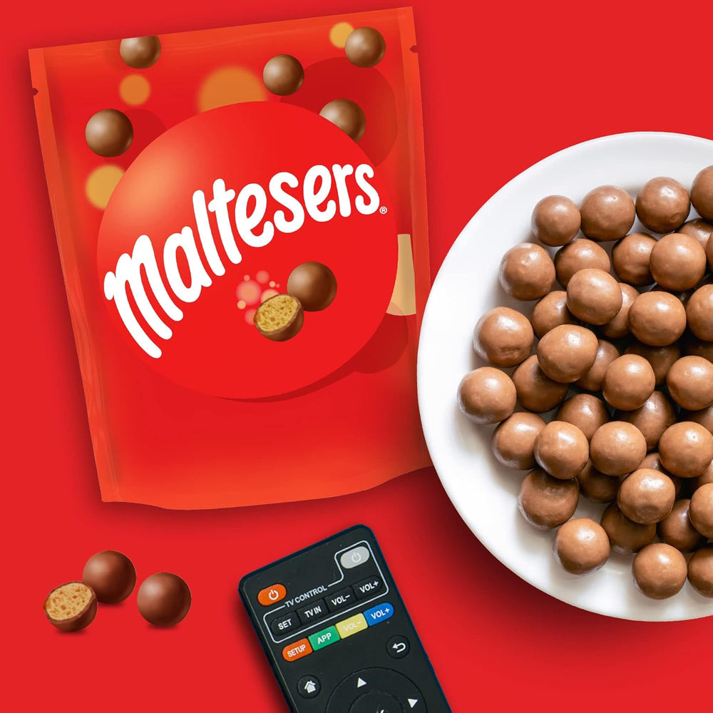Maltesers, czekoladowe kulki z chrupiącym i lekkim środkiem, przewiewna, czekoladowa przekąska, 1 opakowanie (1 x 300g)