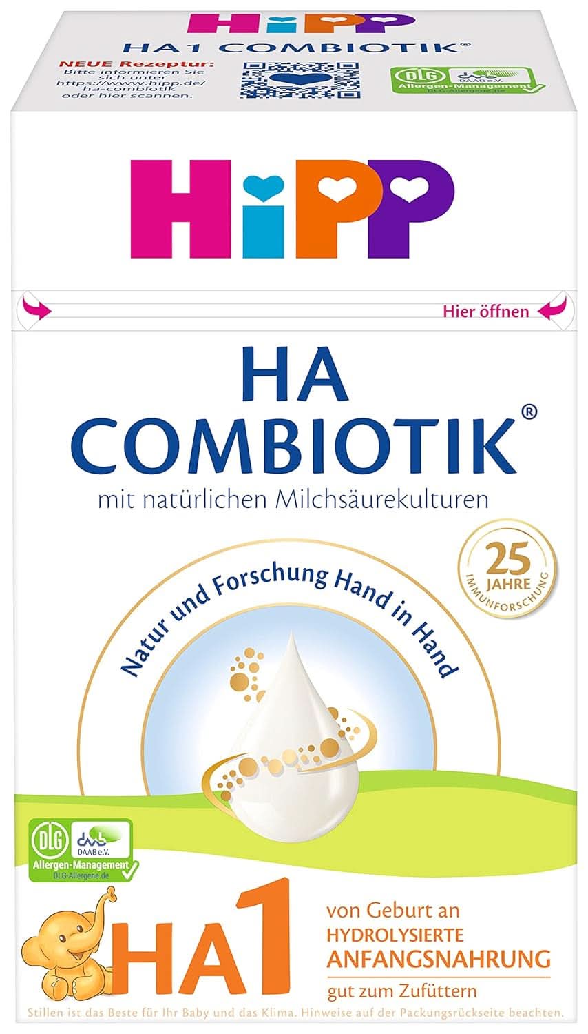 Hipp Milchnahrung HA Combiotik HA1 Combiotik, 600G, 4Er Pack (4 X 600G) Matka i Dziecko Naty Shop