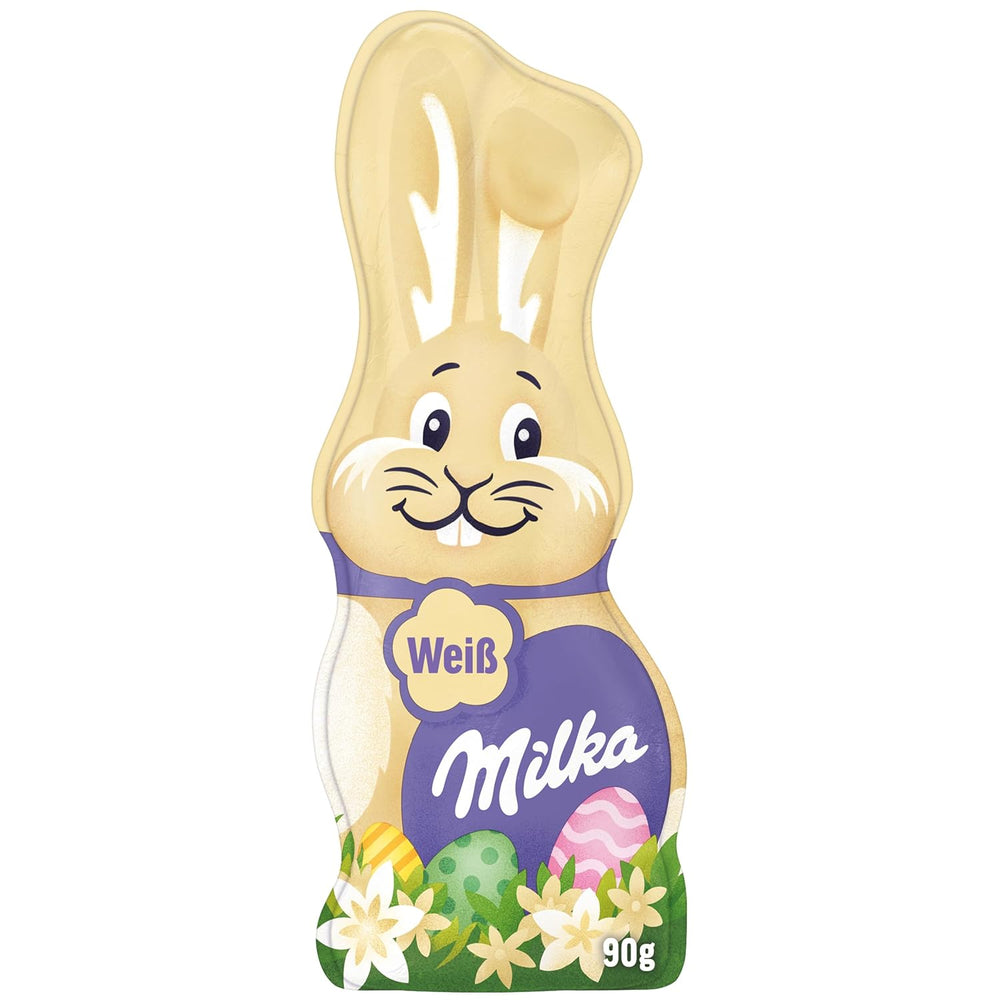 Milka Smiling Bunny White - Wielkanocna czekolada z białej czekolady w kształcie zajączka - 14 x 90g