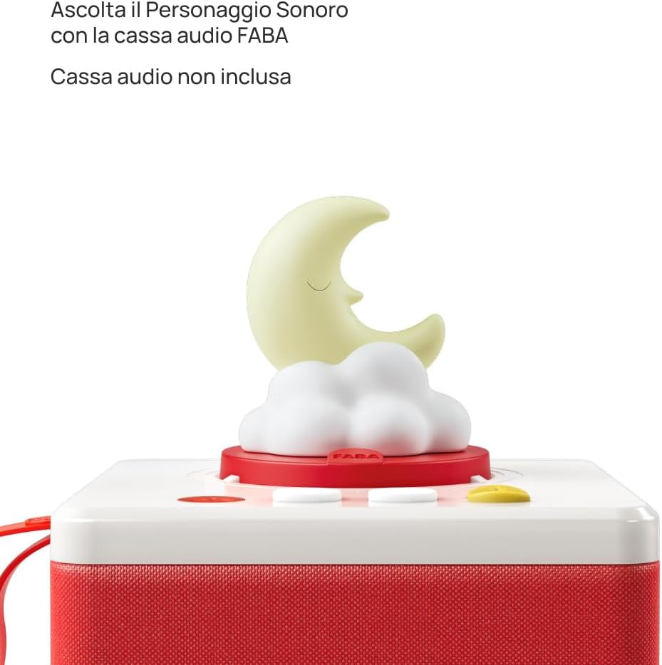 Figura sonoră - povești de culcare - povești și basme sonore - jucărie cu conținut educativ, băieți și fete 3-5 ani, versiunea italiană Jucarii Bebe Naty Shop