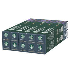 STARBUCKS Espresso Roast by Nespresso, Dunkle Röstung, Kaffeekapseln 10 x 10 (100 Kapseln)