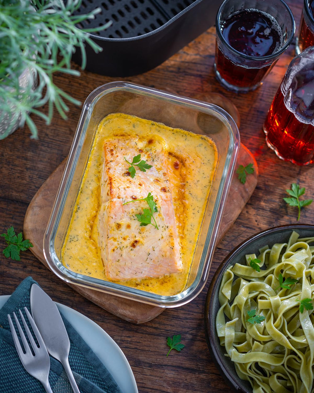 MAGGI Fix für Lachs-Sahne Gratin, Würzmischung, mit natürliche Ingredient*, für 2 Porcje, 1 opakowanie (1 x 26 g)