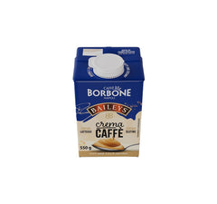 Caffè Borbone Baileys Kaffeecreme - Creme auf Milchbasis mit laktosefreiem, löslichem Kaffee, mit Baileys - laktose- und glutenfrei - 550-Gramm-Kartonpackung