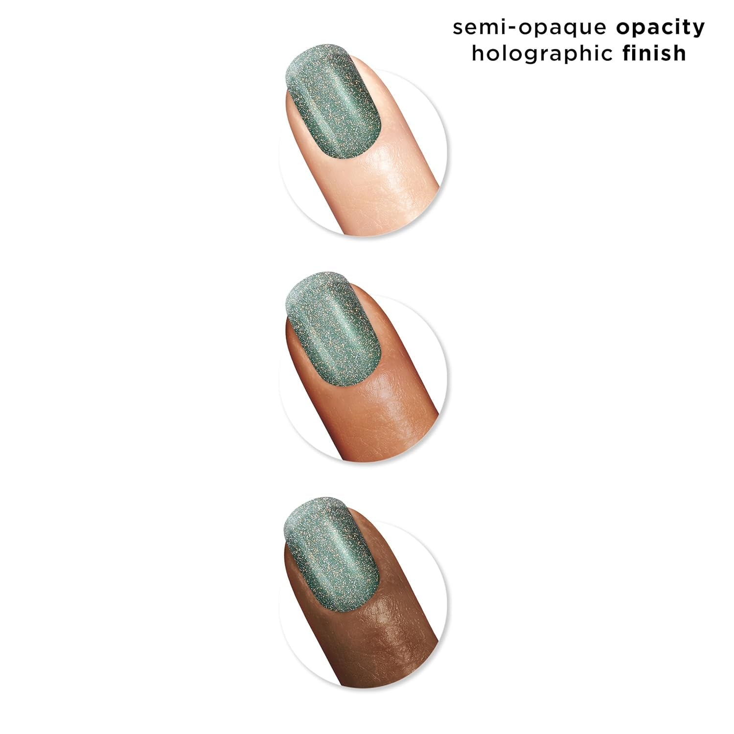 Insta-Dri Holo-Glow All That Shimmers Lakier do paznokci, łatwy w użyciu, długotrwały, piękne kolory, łatwy w aplikacji na paznokcie, bez odprysków, 19ml