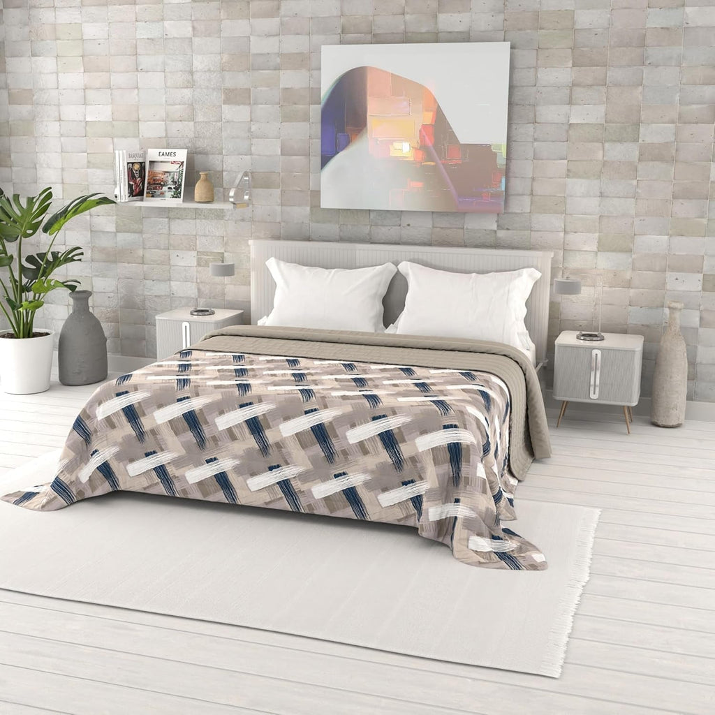 Cuvertură de vară imprimată Fantasy, umplutură din poliester, Petali, 260X270Cm