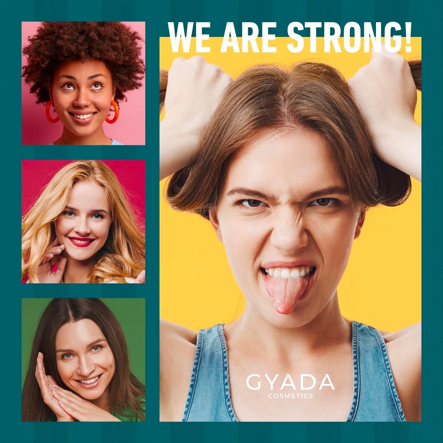 Zestaw wzmacniający do włosów Spirulina 3 szt. X 250 ml Naty Shop Pielęgnacja włosów