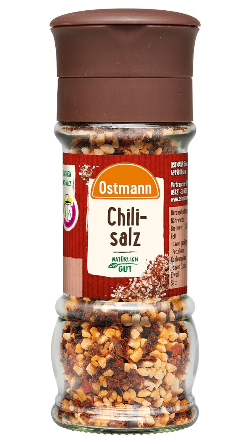 Ostmann Gewürze - Chilisalz Mühle | 80 g w der Mühle