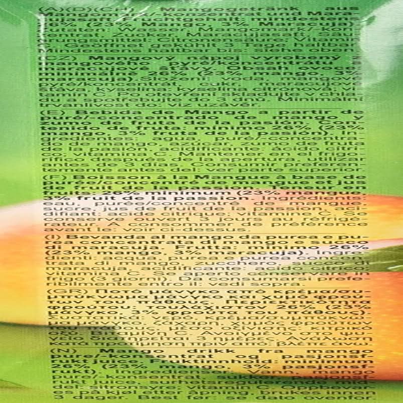 Rauch Happy Day Mango | Wyrafinowany napój z marakui | Dużo witaminy C | 6 x 1 litr, Tetra Prisma Naty Shop