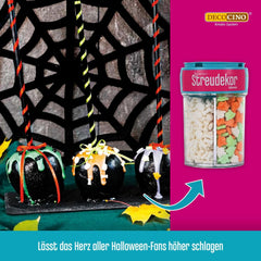 Decocino Halloween Sprinkles, wielobarwne, 120 gramów Posypka Naty Shop