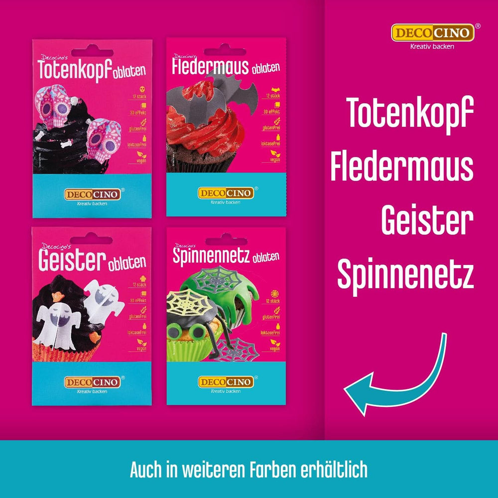 Decocino Halloween Sprinkles, wielobarwne, 120 gramów Posypka Naty Shop