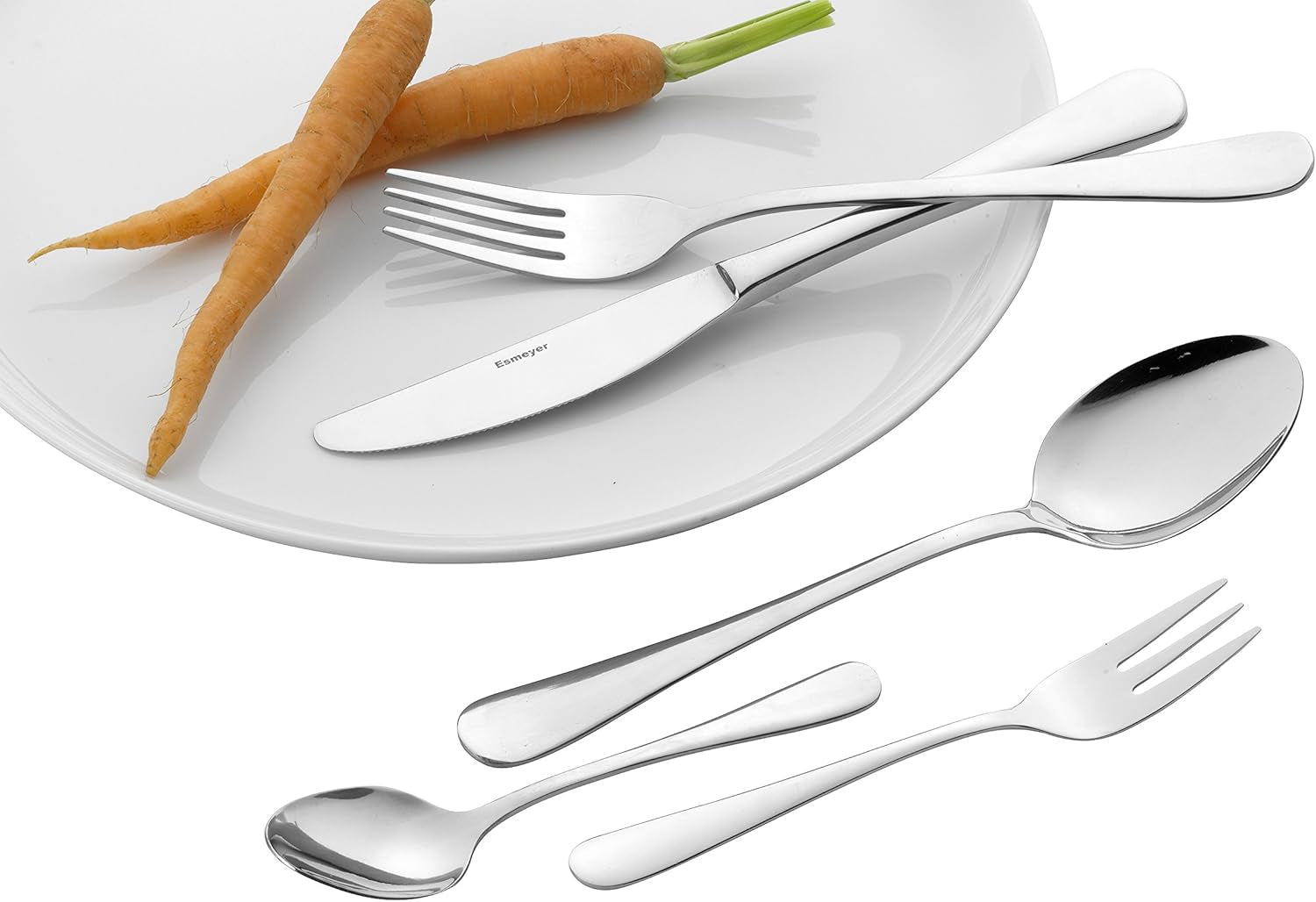 Zestaw sztućców Sylvia Wykonany ze stali nierdzewnej 18/0 Polerowanej 30 sztuk Kuchnia Naty Shop