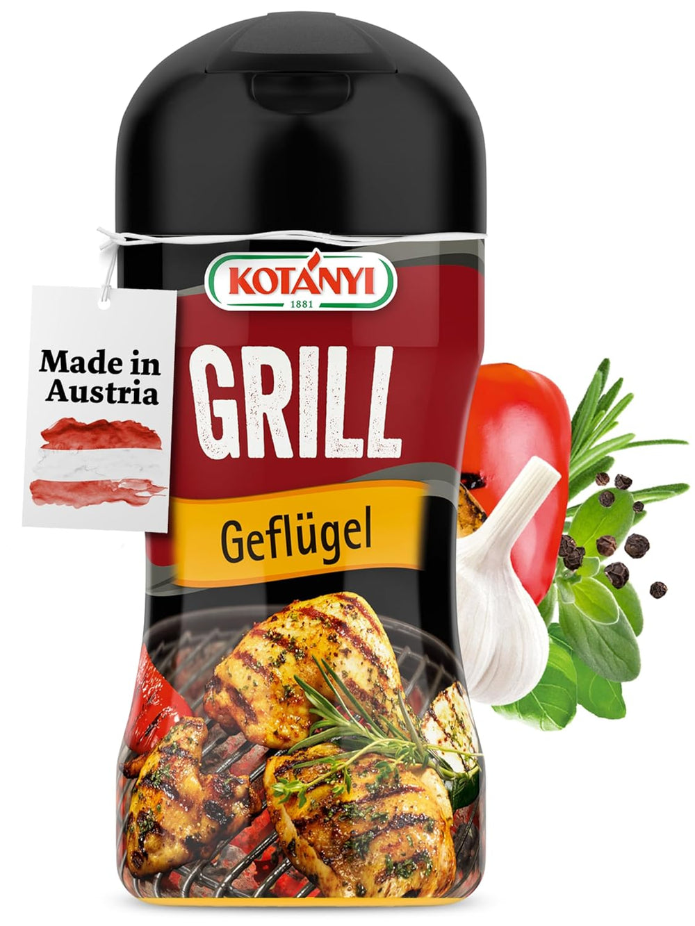 KOTÁNYI Grill Fisch Grillgewürz 80g - Gewürz für Fisch & Meeresfrüchte - Marynata für jede Fischart - Gewürzmischung zum Grillen - [Jetzt für die nächste Grillfeier bestellen!]