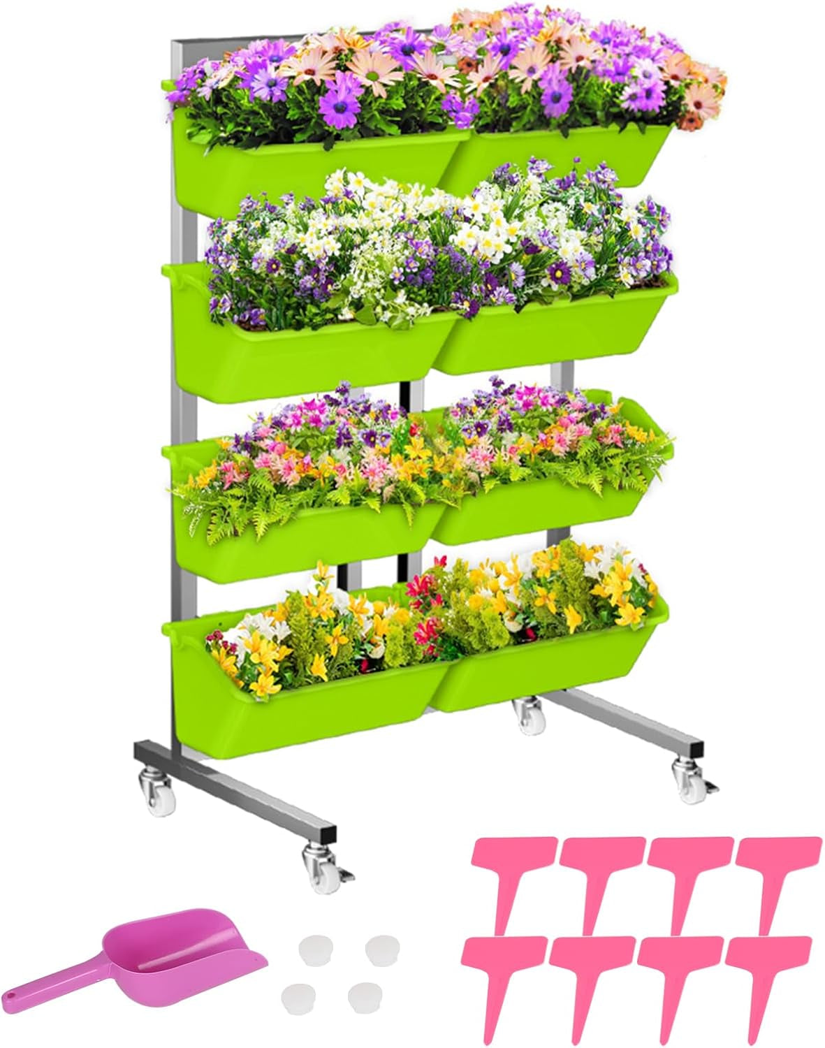 Hängende Vertikale Wand Pflanze, Vertikale Pflanzenwand Balkonbar Pflanzenwand Indoor mit Smart-Timer i Wasserpumpe Blumentopf Wand für Hof Garten Balkon Home Decor