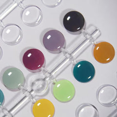 120 buc puncte de afișare unghii puncte de culoare pentru lipire, unghii presate, puncte de afișare unghii, mostre unghii, vârfuri unghii, accesorii unghii Do-It-Yourself, afișare unghii, vârfuri unghii pentru unghii cu gel, autoadezive transparente