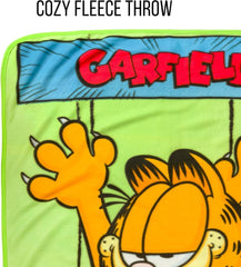 Koc wiszący Silver Buffalo Garfield, polar, 114,3 X 152,4 cm Srebrne łóżka i koce Buffalo