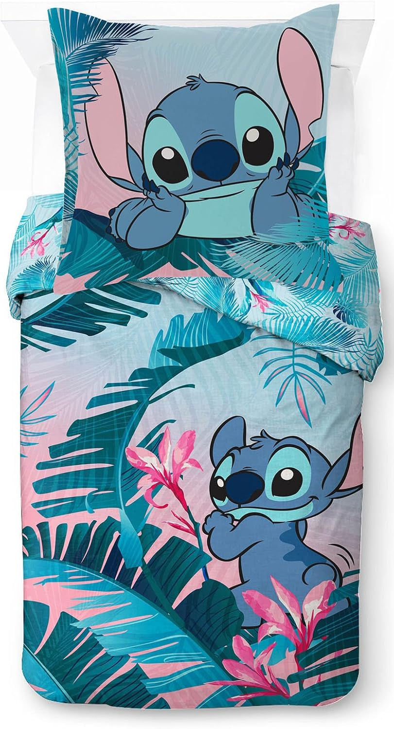 Zestaw pościeli dla dzieci Lilo And Stich w kwiaty - Kids Naty Shop Domyślny tytuł
