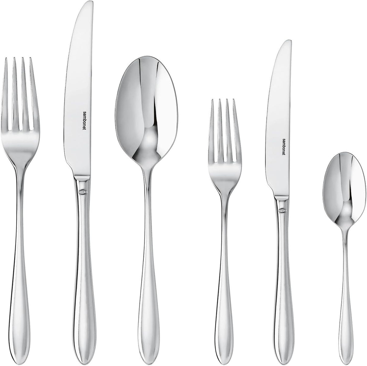 Sambonet 52515-83 Dream monoblokowy zestaw zastawy stołowej, 36 sztuk Kitchen Naty Shop