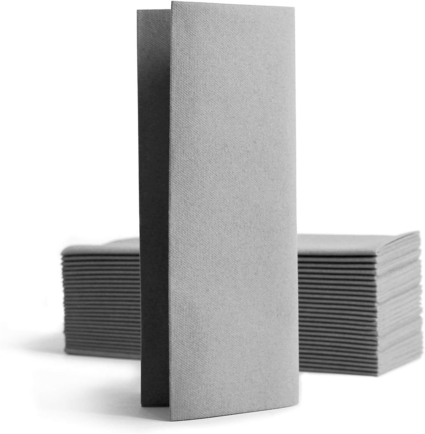 CHIC Airlaid 50 șervețele, pliate 1/8 ca o țesătură, șervețel de unică folosință de înaltă calitate, 32X40 Cm, gri