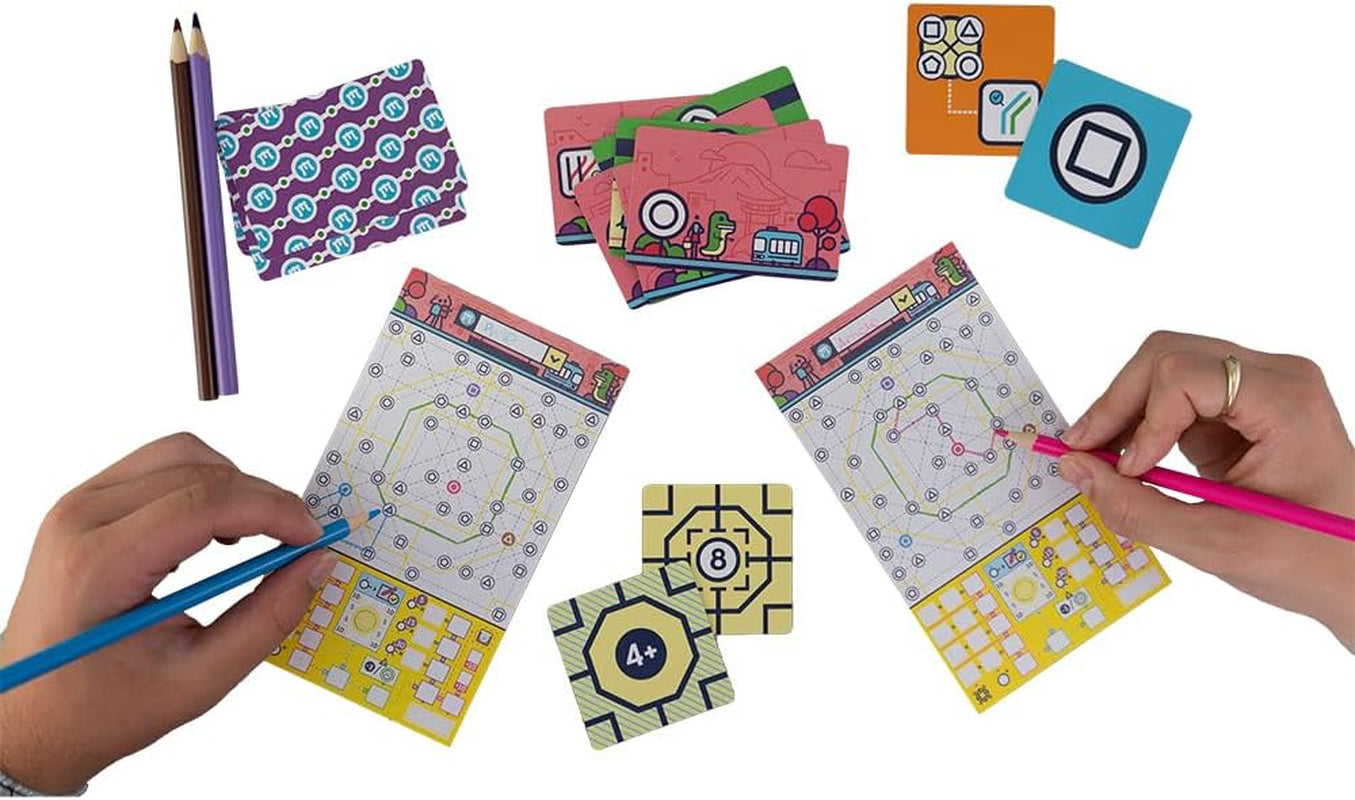 HCM Kinzel – Następna stacja Tokio | Kontynuacja nominowanej gry | Flip & Write – Nowe linie metra dla turystyki w Tokio | Umiejętności i strategia | niemiecki | 55214