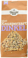 Crispy Hof Orkiszowe Muesli (1 x 425g) Opakowanie 1 szt