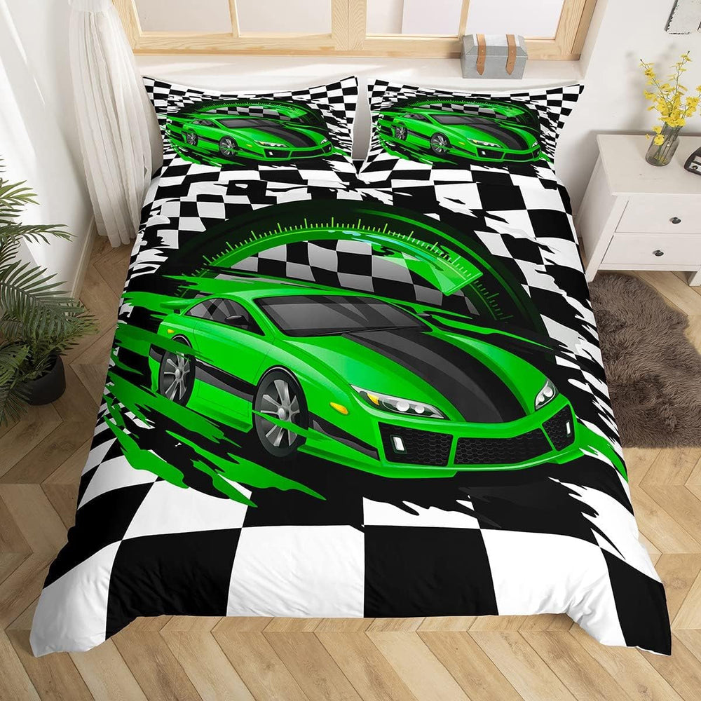 Zestaw Jungen Cartoon Auto Bedtuchen 135X200,Kinder Bau Fahrzeuge Tröster Abdeckung Für Kind Kleinkind Teens,Dinosaurier Bettbezug,Traktor Maschinerie Bagger Bettdecke Abdeckung,Lkw Autos Bedtuchen Naty Shop Multi 10 220*240+80*80*2