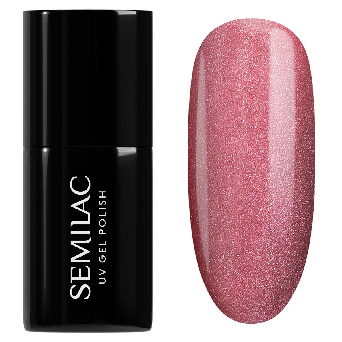 Oja UV Semilac 664 Lilac Gloss 7 ml – Efect Cat Eye, Reflexii unice cu instrument magnetic – Colecția Gloss Gala