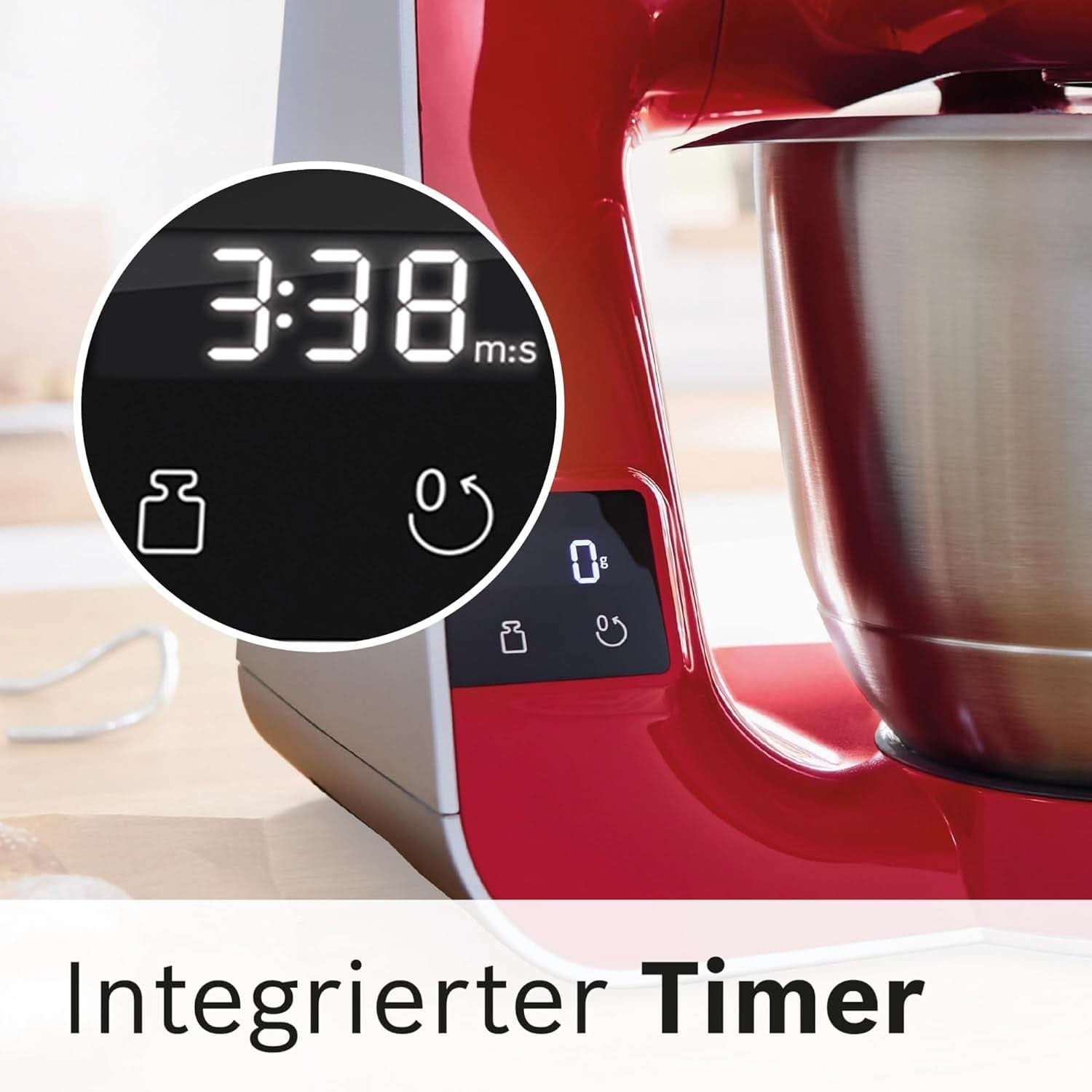 Robot kuchenny Bosch Seria 4 MUM5X720, zintegrowana waga, miska ze stali nierdzewnej 3,9L, mikser 1,25L, 1000W Akcesoria Żywność i karmienie piersią Bebe Naty Shop