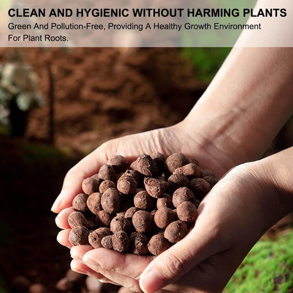 Gruboziarnisty granulat gliny, granulat gliny ekspandowanej, granulat roślinny, glina ekspandowana 1L podłoże do sadzenia hydroponicznego, granulat gliny 5-8 mm