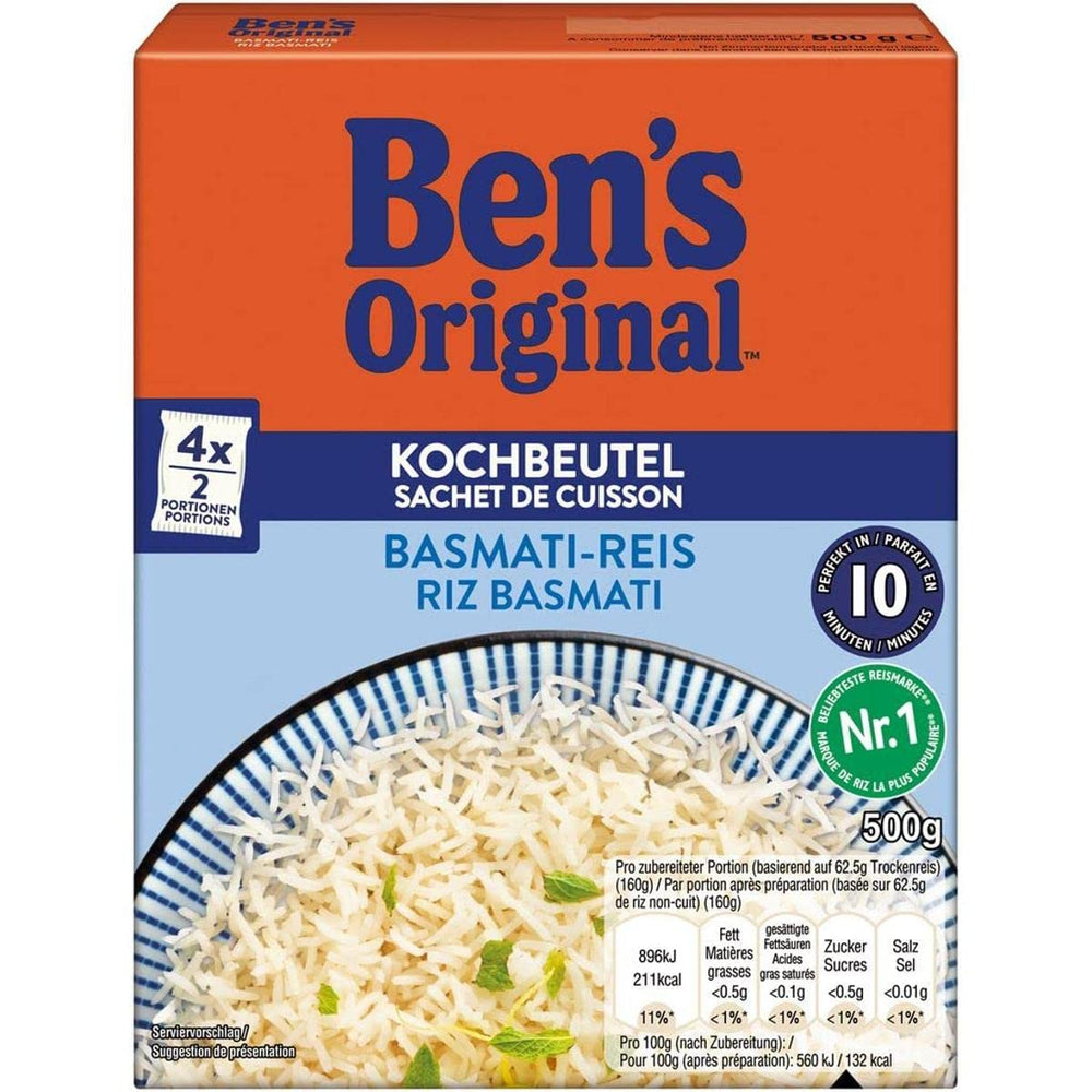 BEN'S ORIGINAL™ Ryż Basmati do gotowania w torebce 500g