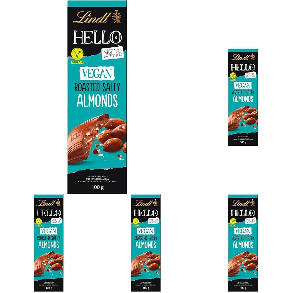 Lindt Hello czekolada, prażone, solone migdały, 100g
